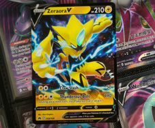 Zeraora V ! Ultra Rare ! from Crown Zenith Set ! 2023 ! Pokemon Card !