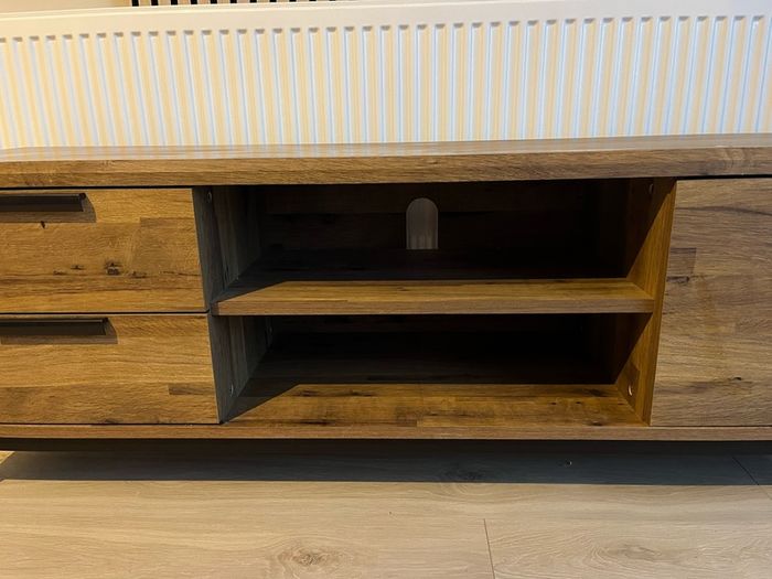 Next Rustic Oak TV UnitMedia Console Excellent Condition