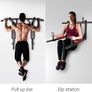 Multifunctional Wall Mounted Pull Up Bar/Chin Up bar, Dip Station for Indoor Home Gym Workout, Power Tower Set Training Equipment Fitness Dip Stand Supports to 440 Lbs Image 4