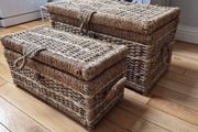 2 Wicker Storage Chests