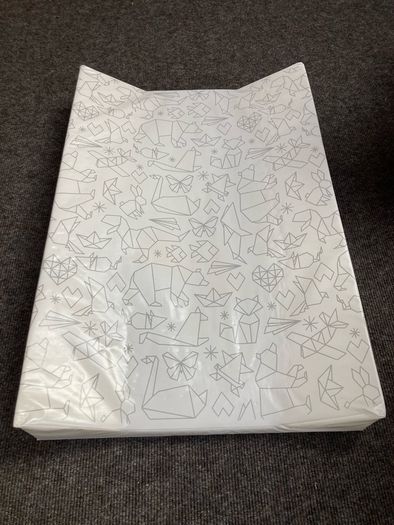 Origami wedge changing mat & Aden + Anais muslin cover