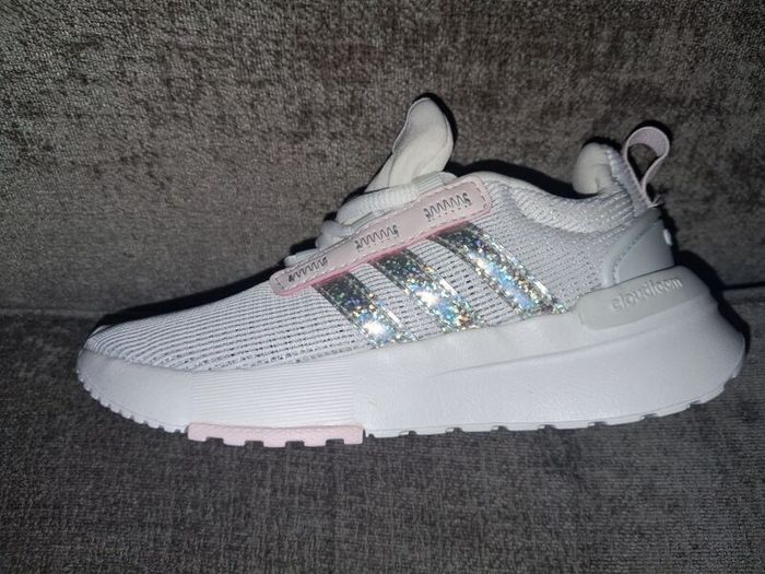 Brand New Adidas Girls Racer TR21 Trainers - Size - U.K.12K - RRP - 39.99 - Open To Offers!!