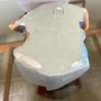 Early Vintage Legend Products Bossons Style Hand Painted Chalkware Wall Mount Bust Image 6