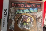 Mystery Case Files Millionheir Nintendo DS