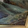 Original Signed Oil Painting - River Landscape, Gilt Frame Image 2