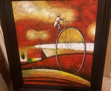 Mixed media signed artwork free postage