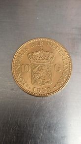 Netherlands 10 gulder gold coin 1932