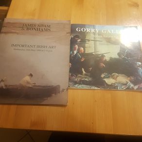 2 Coloured Art Catalogue.1x James Adams & Bonhams 2x Gorry Gallery Thomas Ryan  R.h.a.