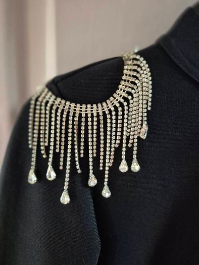 Luxury Dress with silver embelishments