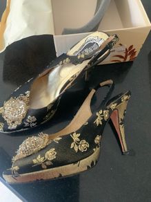 Belen Donate ladies designer sling back heels