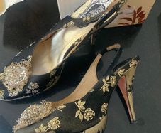 Belen Donate ladies designer sling back heels