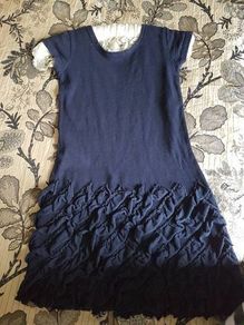 Navy Crewcuts Dress Age 8-9