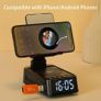 Gifts for Men Women, Phone Stand with Bluetooth Speaker&Clock, Birthday Gifts for Him, Phone Holder with Wireless Speaker, Ideal for Dad Mom Husband Boy, Cool Tech Gadget for Men Image 5