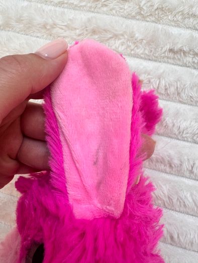 Scruff-A-Luvs Pink Puppy Dog Soft Plush approx. 23 cm. Used Dirty Please see photos