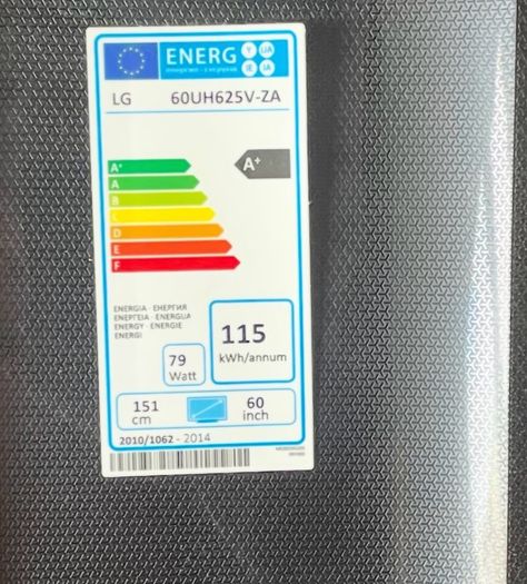 LG 60in tv  A Rated