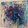 Framed Original Painting Contemporary Art Floral Art   Irish Art Gift Image 2