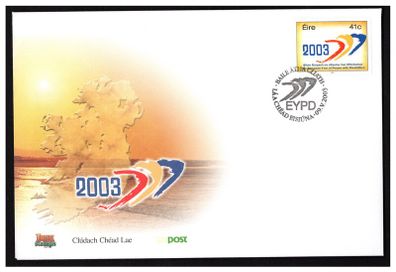 2003 Ireland European Year of People with Disabilities Commemorative Stamp An Post First Day Cover (FDC)