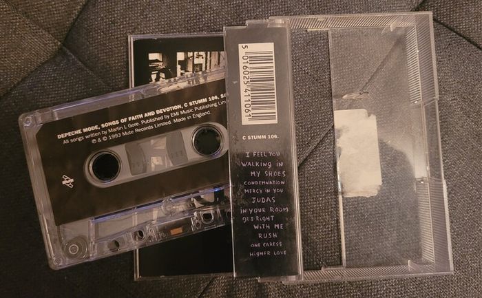 Depeche Mode - Songs of Faith and Devotion cassette tape