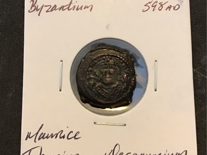 Byzantine Empire Emperor Maurice Tiberius 598 AD Decanumium