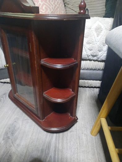 vintage display cabinet