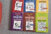 Diary of a Wimpy Kid books x6