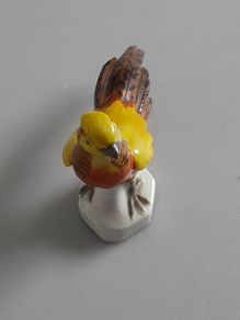 ORNAMENT - Vintage - Small Bird - Golden Pheasant