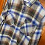 Paul Galvin Checked Flannel Shirt Medium Chest 38-40inch Image 4