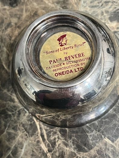 Paul revere bowl