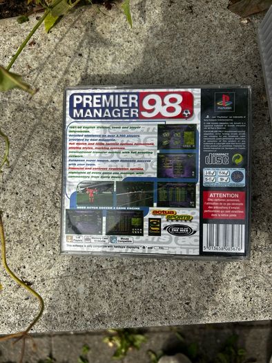 PlayStation 1 + Controller + Premier Manager