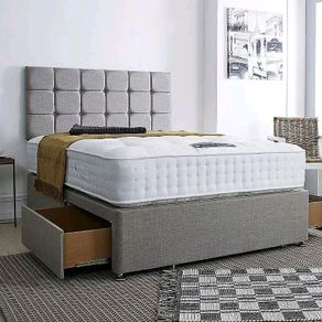 Divan Double & King Size Bed Frame With Mattress