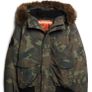 Hooded Everest Puffer Bomber Jacket - Colour: Army Camo Image 3