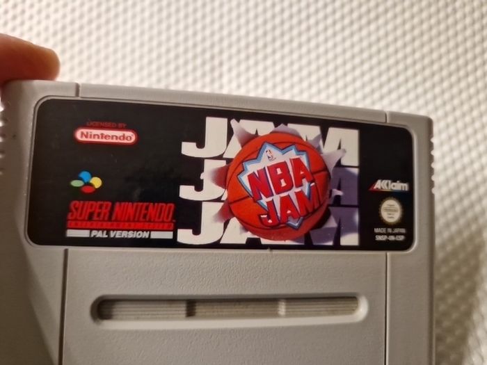 NBA Jam Super Nintendo Snes Arcade Retro Games Original