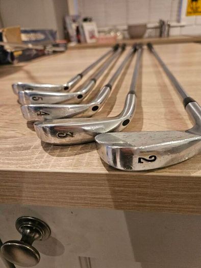 Set of golf clubs
