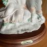 Vintage A. Belcari Figurine - Two children sitting on a rock. Image 2