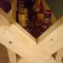 Pear shape corner table hand made home made Image 4