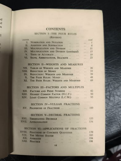 Vintage School Arithmetic Book 1946