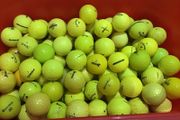 yellow golf balls