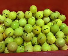 yellow golf balls
