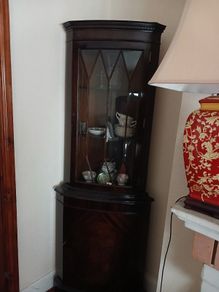 Mahogony Corner Cabinet