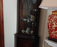 Mahogony Corner Cabinet