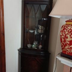 Mahogony Corner Cabinet