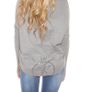 Trendy pullover with lace and rhinestones size uni would fit most Image 8