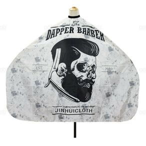 Professional Cape Barbers Gown Hair Cutting Apron - DAPPER BARBER Design