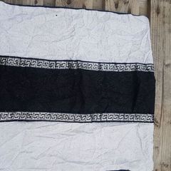 Silver and black small pillow case