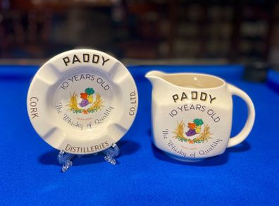 Vintage Arklow Paddy 10 year whiskey set