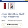 Fridge freezer Retro Style Amica Image 8