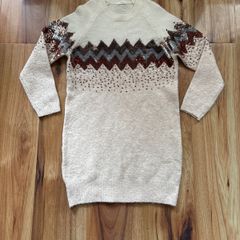 Next knitted sequins dress age 7