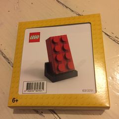 lego vip buildable 2x4 red brick