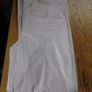 Ladies White Cotton Bootleg Trousers for Sale Image 3