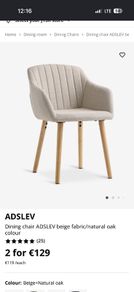 4 dining chairs